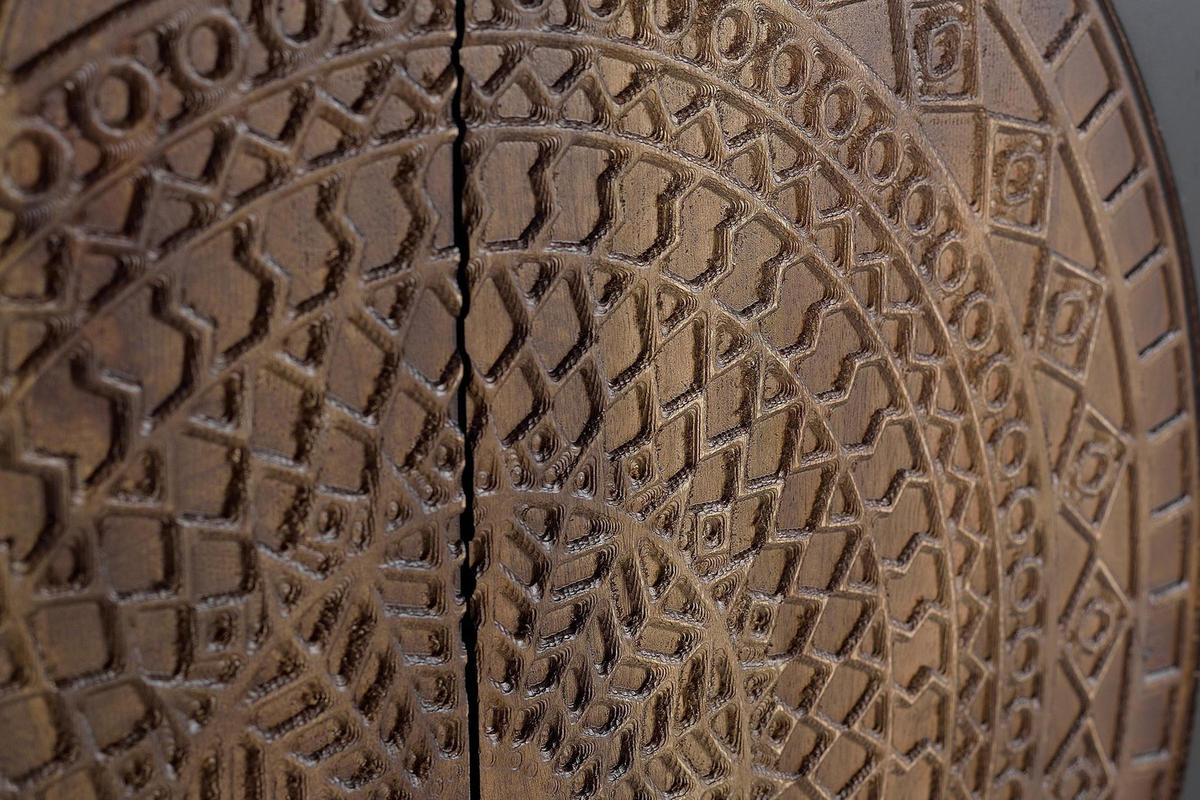 SIDEBOARD aus Mangoholz und Metall - Dunkelbraun, Holz (45/77/173cm) - Giner y Colomer