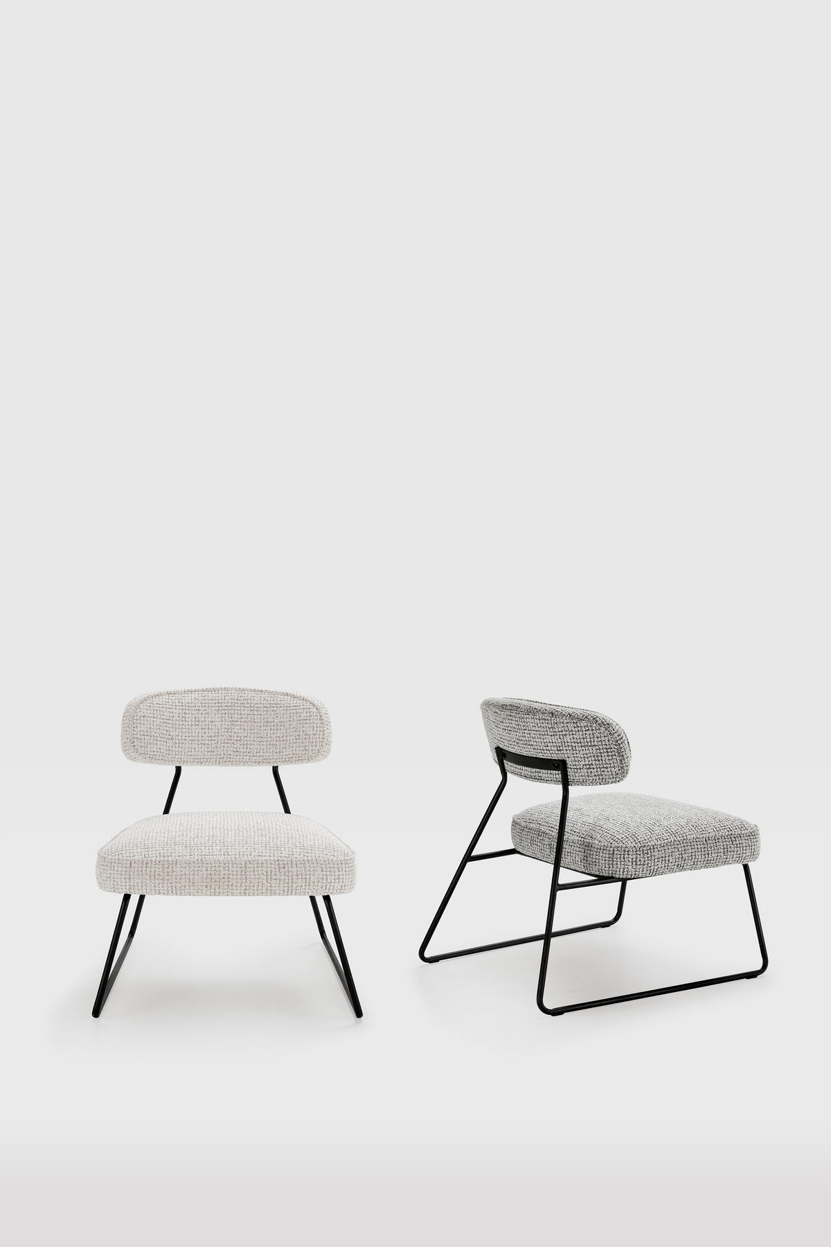 SESSEL Elon Schwarz 65/74/72 cm - Schwarz, Textil (74/72/65cm)