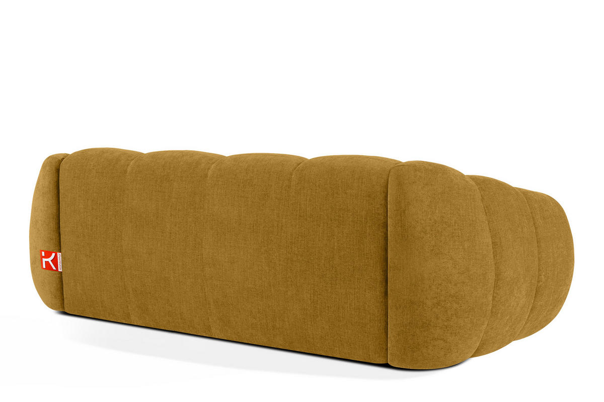 3-SITZER SOFA FLAVA, Honigfarben - Honig, Holz/Holzwerkstoff (240/76/100cm) - KONSIMO®
