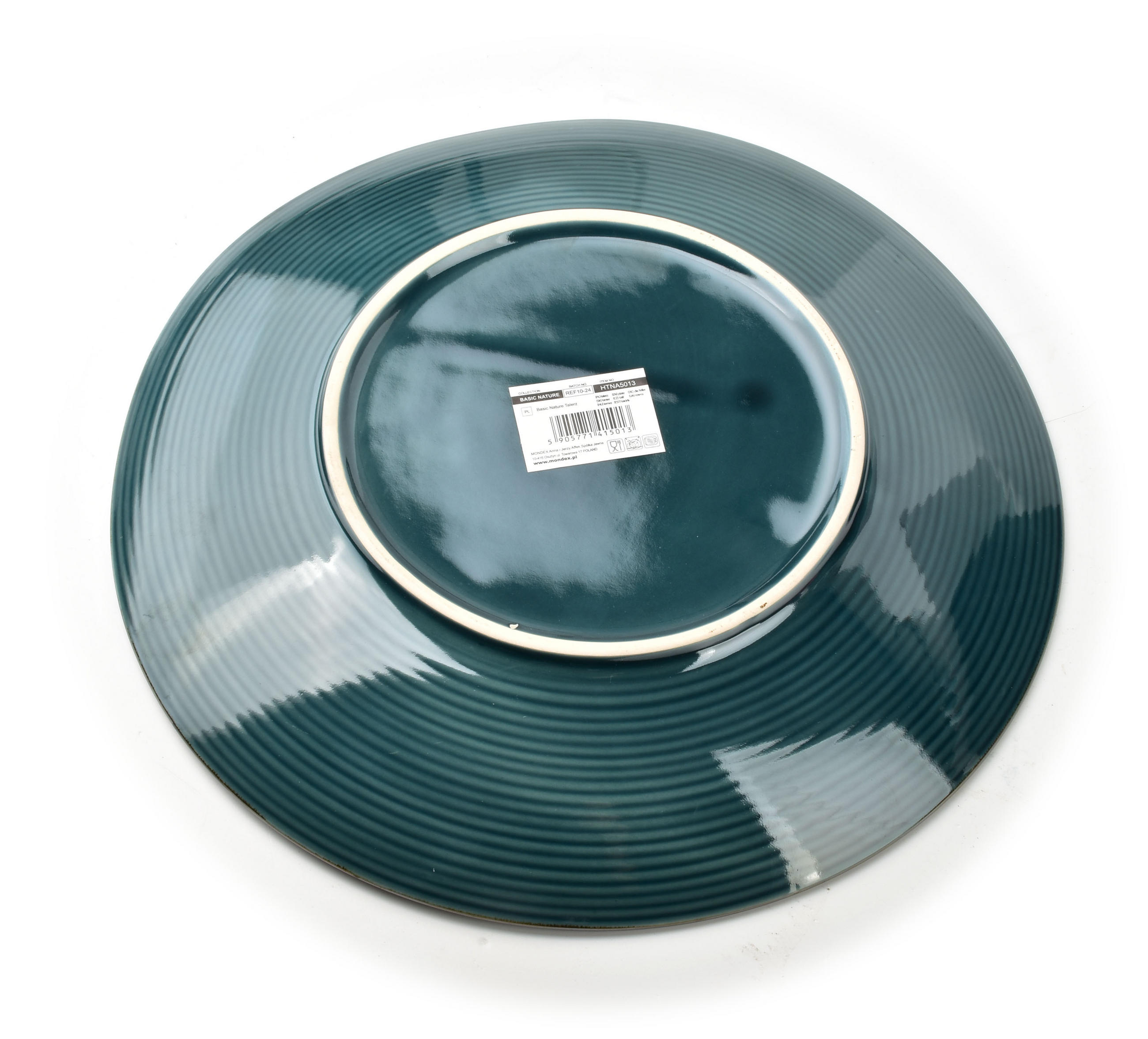 DINNERTELLER Basic Nature Grün 28/28/3 cm Keramik - Grün, Keramik (28cm) - Mondex