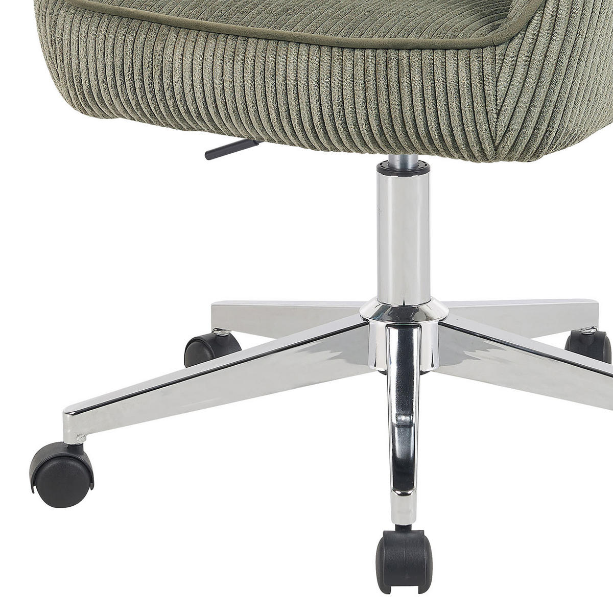 BÜROSTUHL Mika-Noel - Chromfarben/Grün, Textil/Metall (60/79/61cm) - DUBI Möbel