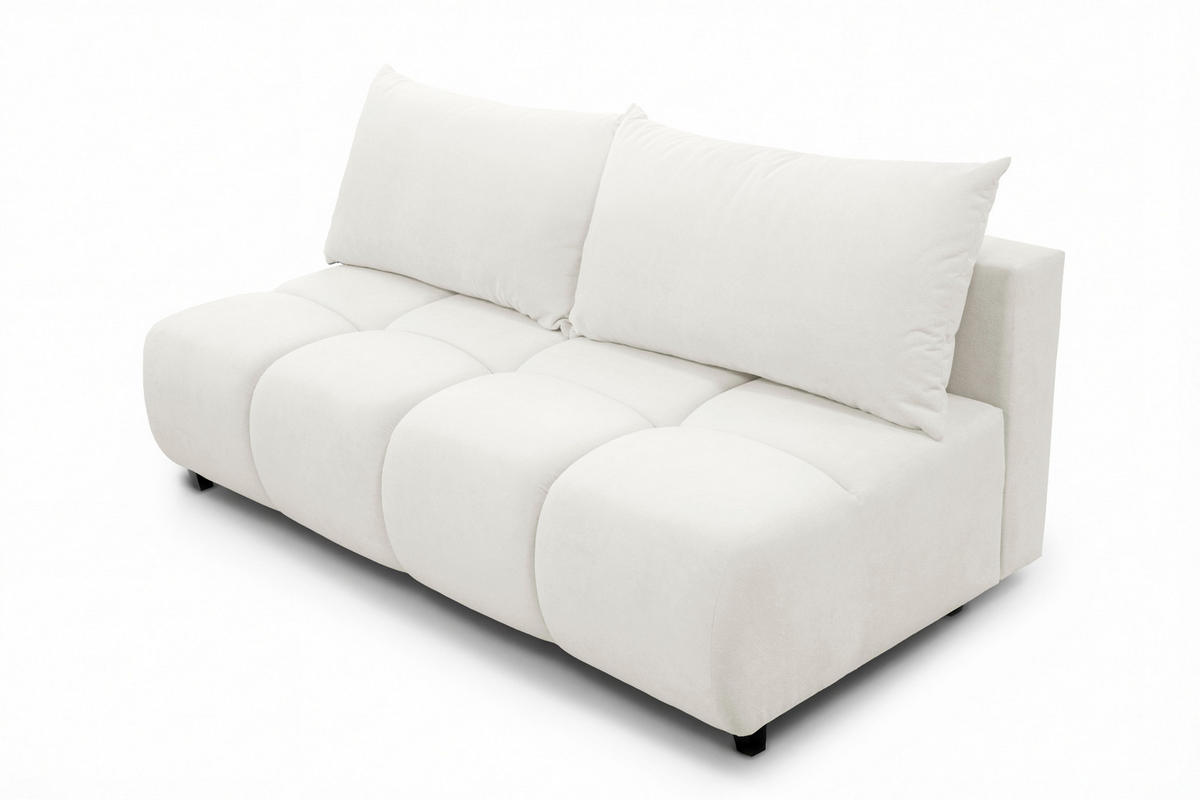 SOFA 196 cm in Weiß - Weiß, Textil (196/79/100cm) - Home Collective