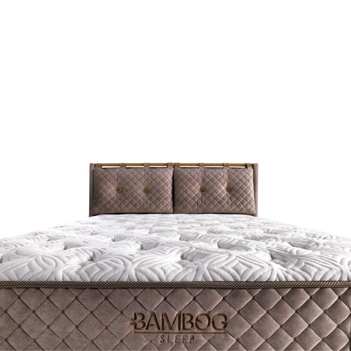BOXBETT Bamboo Sleep 180x200 - Grau, Holz/Metall (180/200cm) - Bambi