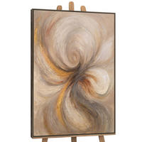 GEMÄLDE Energie des Stroms Schattenfugenrahmen Grau 140x100 cm - Grau, Holz (140/100cm) - YS-art gallery