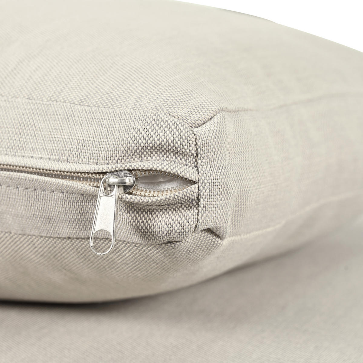 ESSGRUPPE 4-tlg. Graubeige Eck Mit 2 Hockern Esstisch - Grau, Textil - FLIEKS