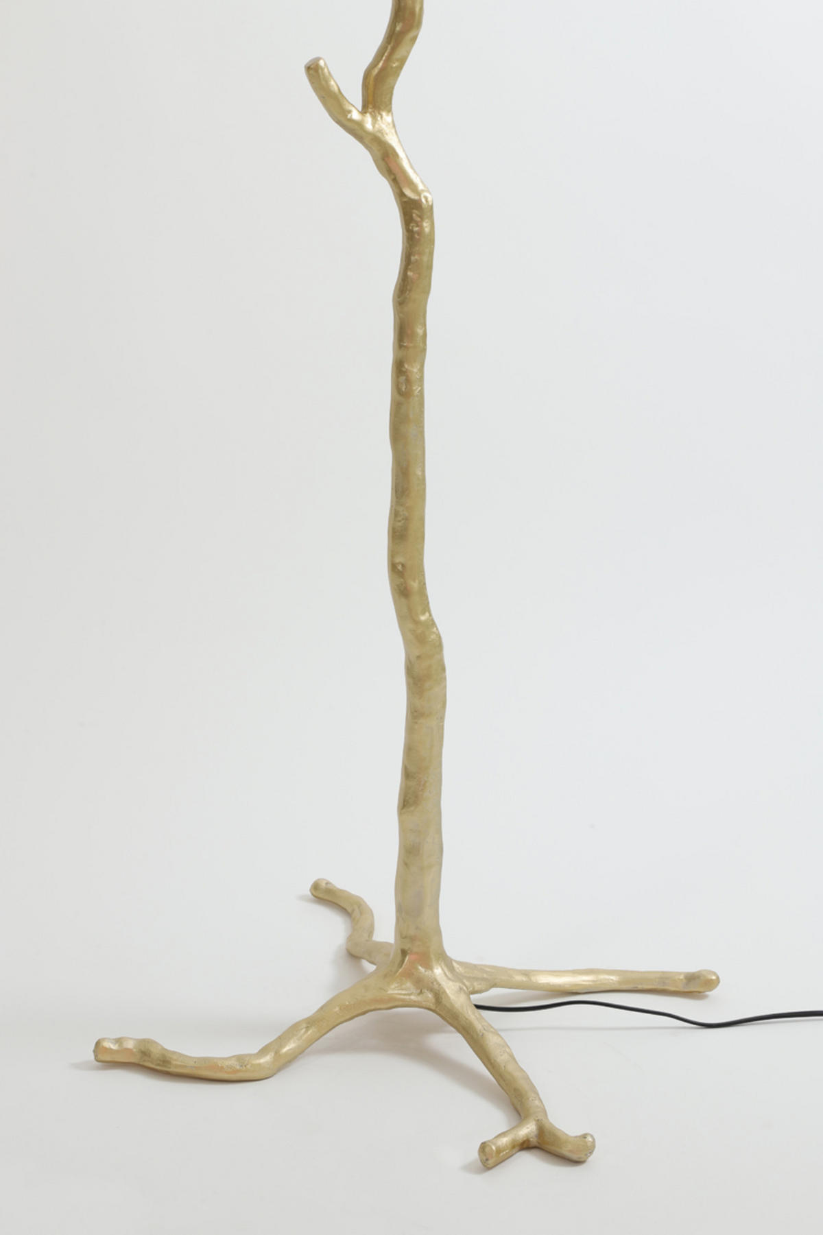 STEHLEUCHTE Feder Weiß Ø95/180 cm - Weiß, Kunststoff (95/95/180cm) - Light & Living