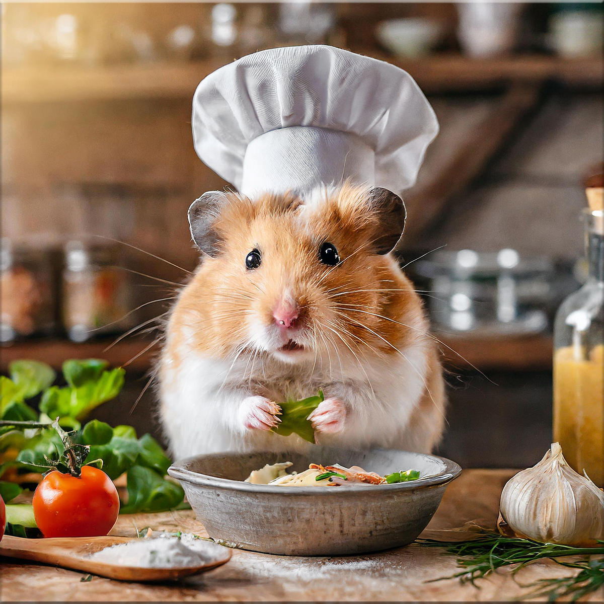 GLASBILD 30x30 cm Küche lustig - Braun, Glas (30/30cm) - artissimo