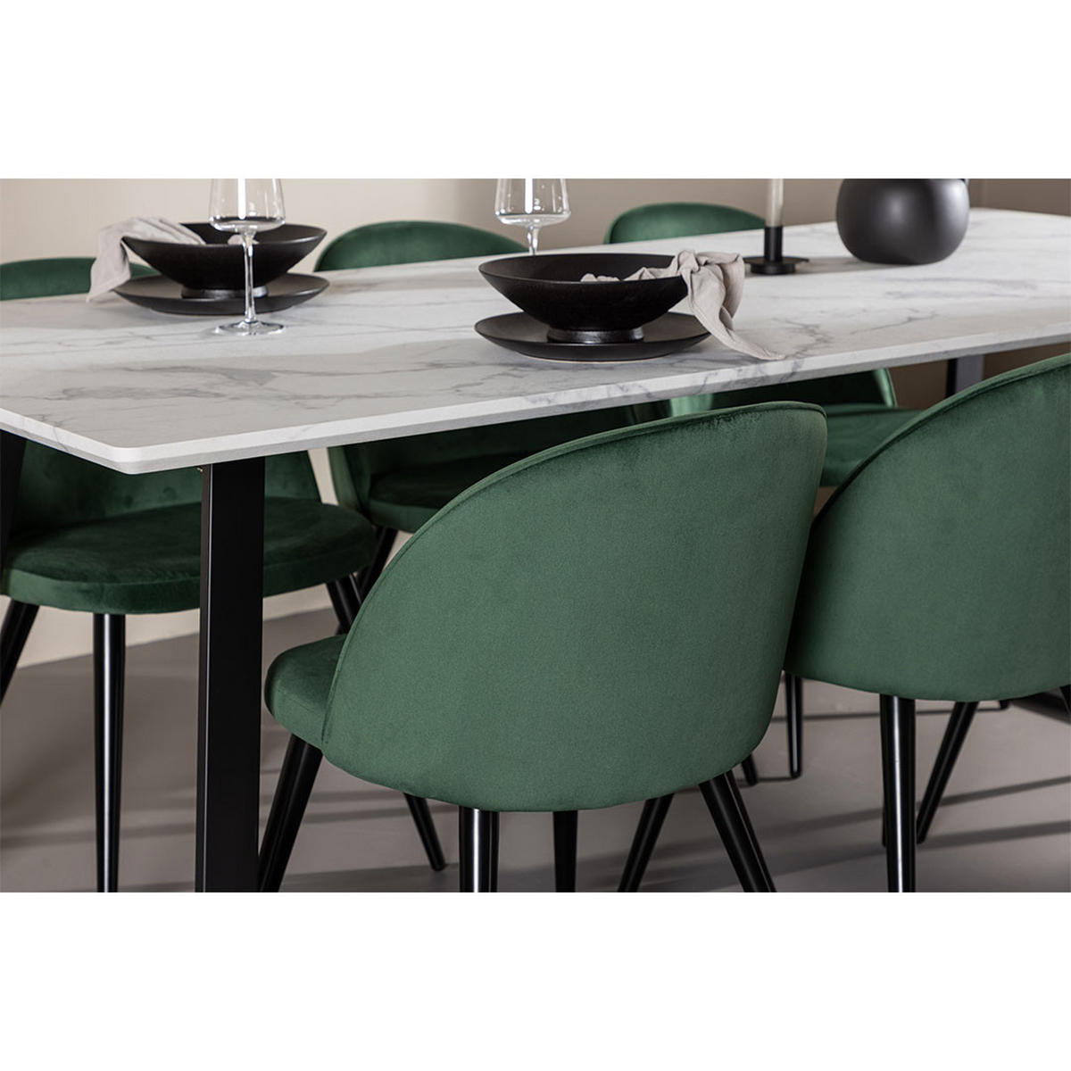 TISCHGRUPPE Grün - Grün, Holz (200/75/90cm) - ebuy24