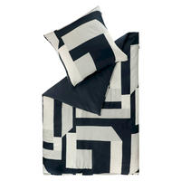 RENFORCÉ BETTWÄSCHE SLOW - Schwarz, Textil (140/200cm) - Musterring