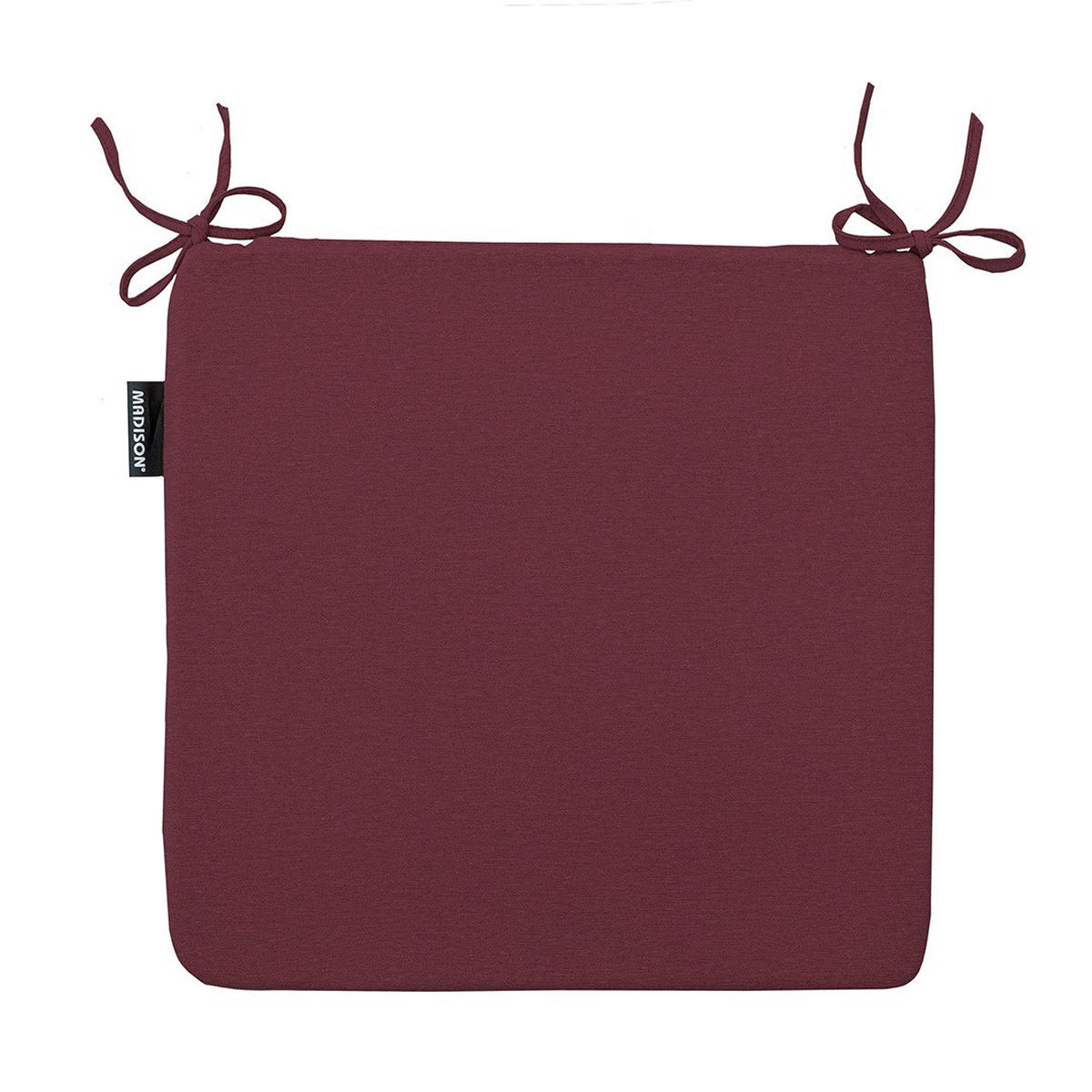 SITZKISSEN Panama 40/40 cm 4er-Set - Dunkelrot, Textil (40/4/40cm) - Madison