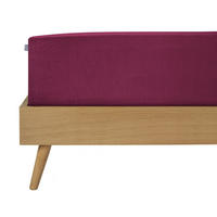 SPANNBETTLAKEN Flexi - 95/5 - 180 x 200 cm - Bordeaux - Bordeaux, Textil (180/200cm) - SCHIESSER