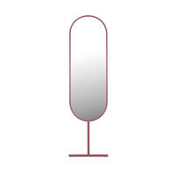 STANDSPIEGEL Tess Rot - Rot, Metall (38.2/165.5/2.5cm) - Zuiver