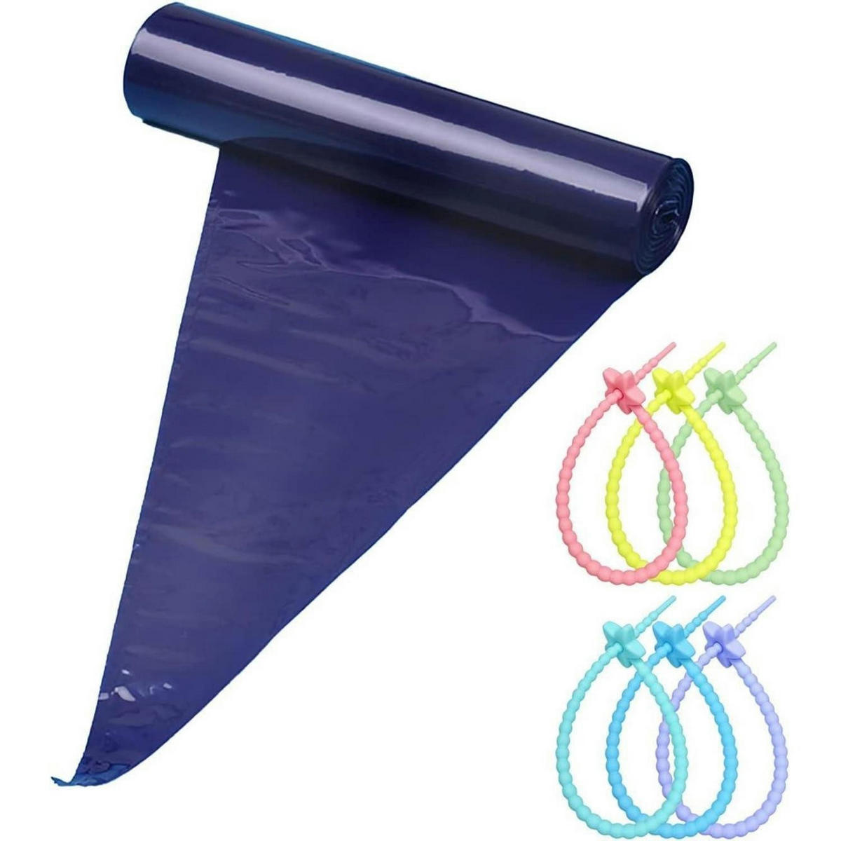 SPRITZBEUTEL 50 Stück 49x28cm Einweg robust - Blau, Kunststoff (8/3/22cm)