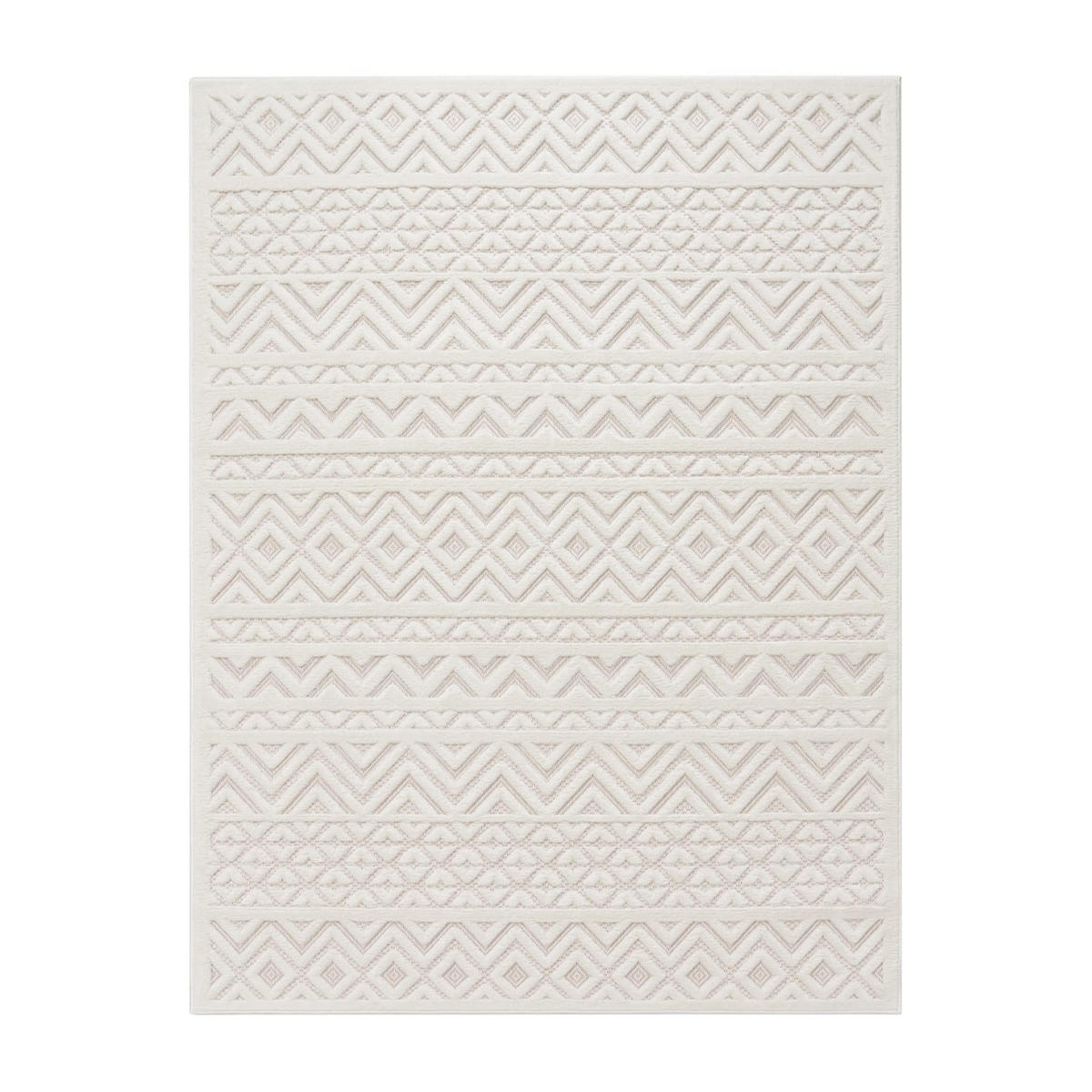 OUTDOORTEPPICH Boho Creme 140 x 200 cm - Creme, Kunststoff (140/200cm) - TT Home