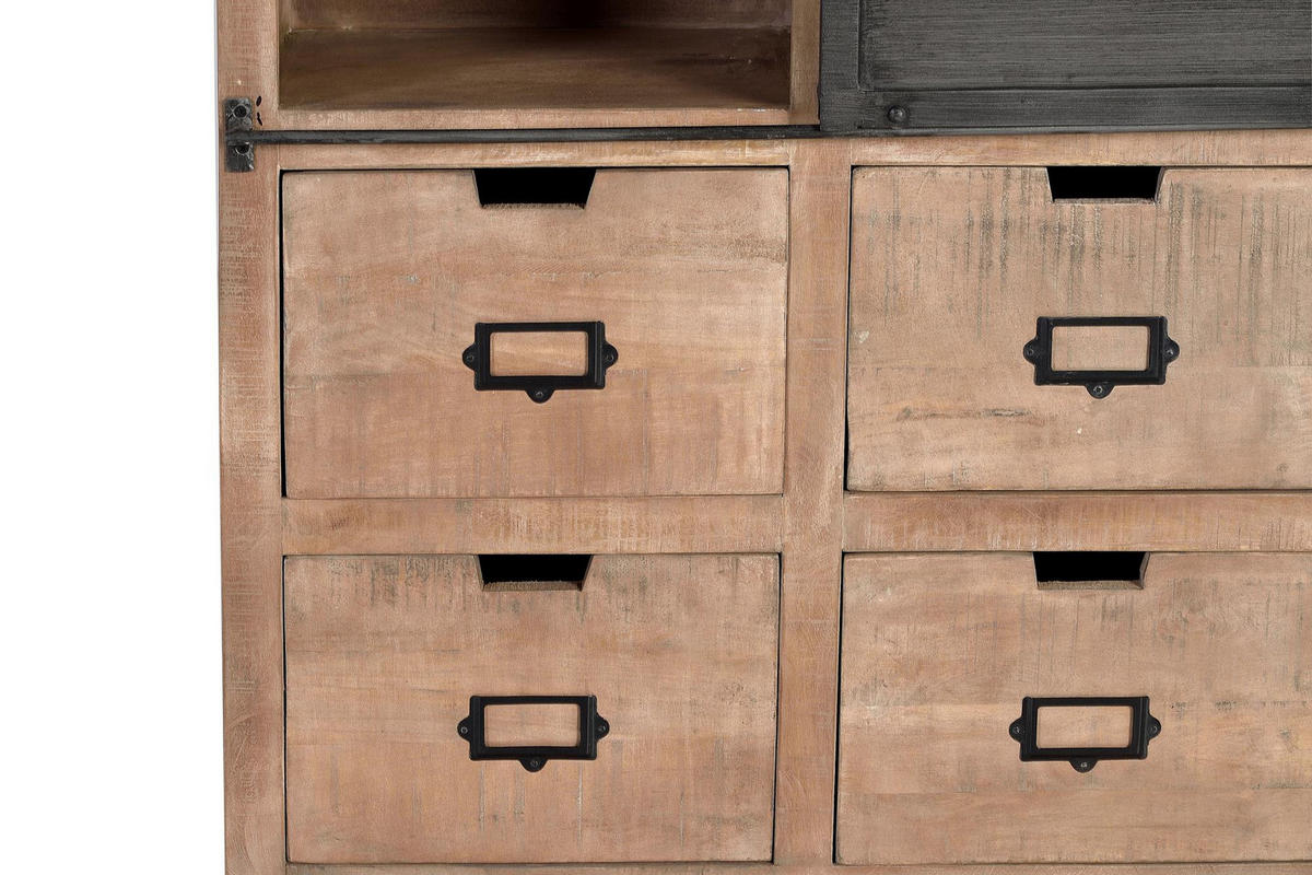 STANDREGAL aus Mangoholz - Braun, Holz (40/180/90cm) - Giner y Colomer