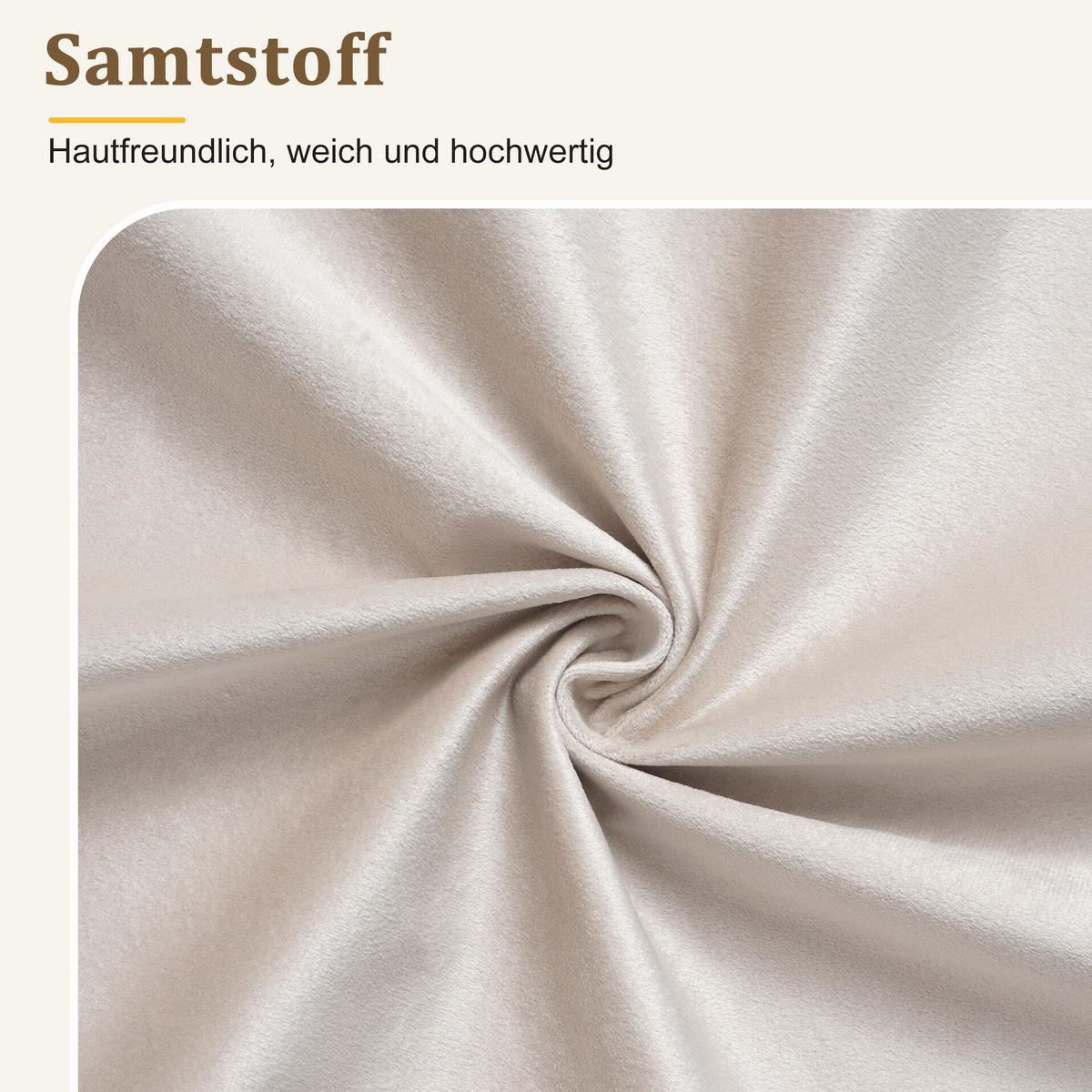 POLSTERBETT 180/200 cm in Creme Samt mit Bettkasten und Lattenrost - Creme/Naturfarben, Holzwerkstoff/Textil (180/200cm) - STILVORA