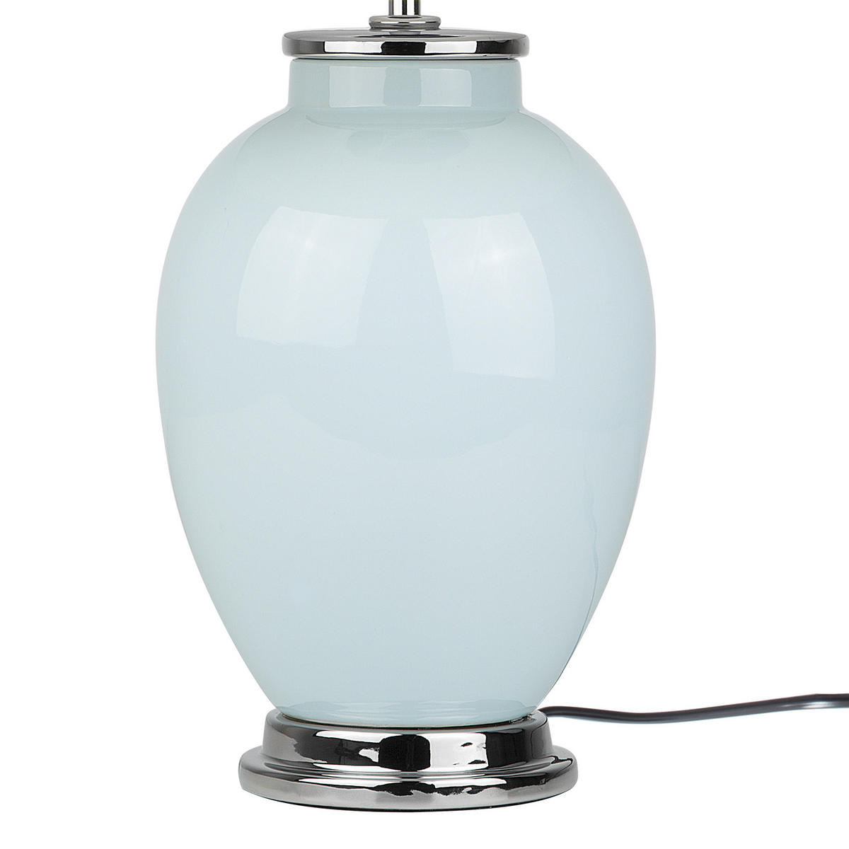 TISCHLAMPE Brenta 33/33/56 cm - Blau, Keramik (33/33/56cm) - Beliani