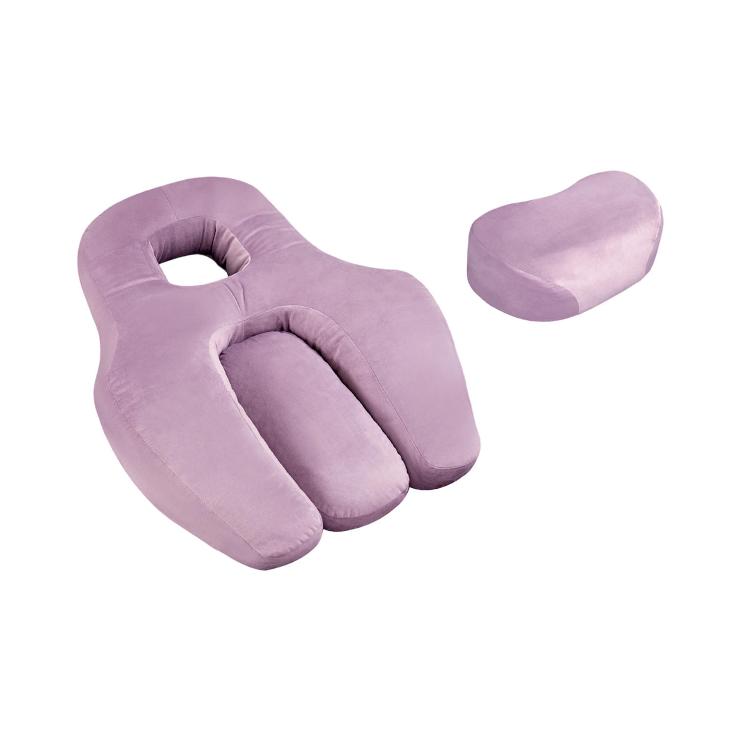 MULTIFUNKTIONSKISSEN 2-teilig - Lila, Textil (56/73cm) - Vercart