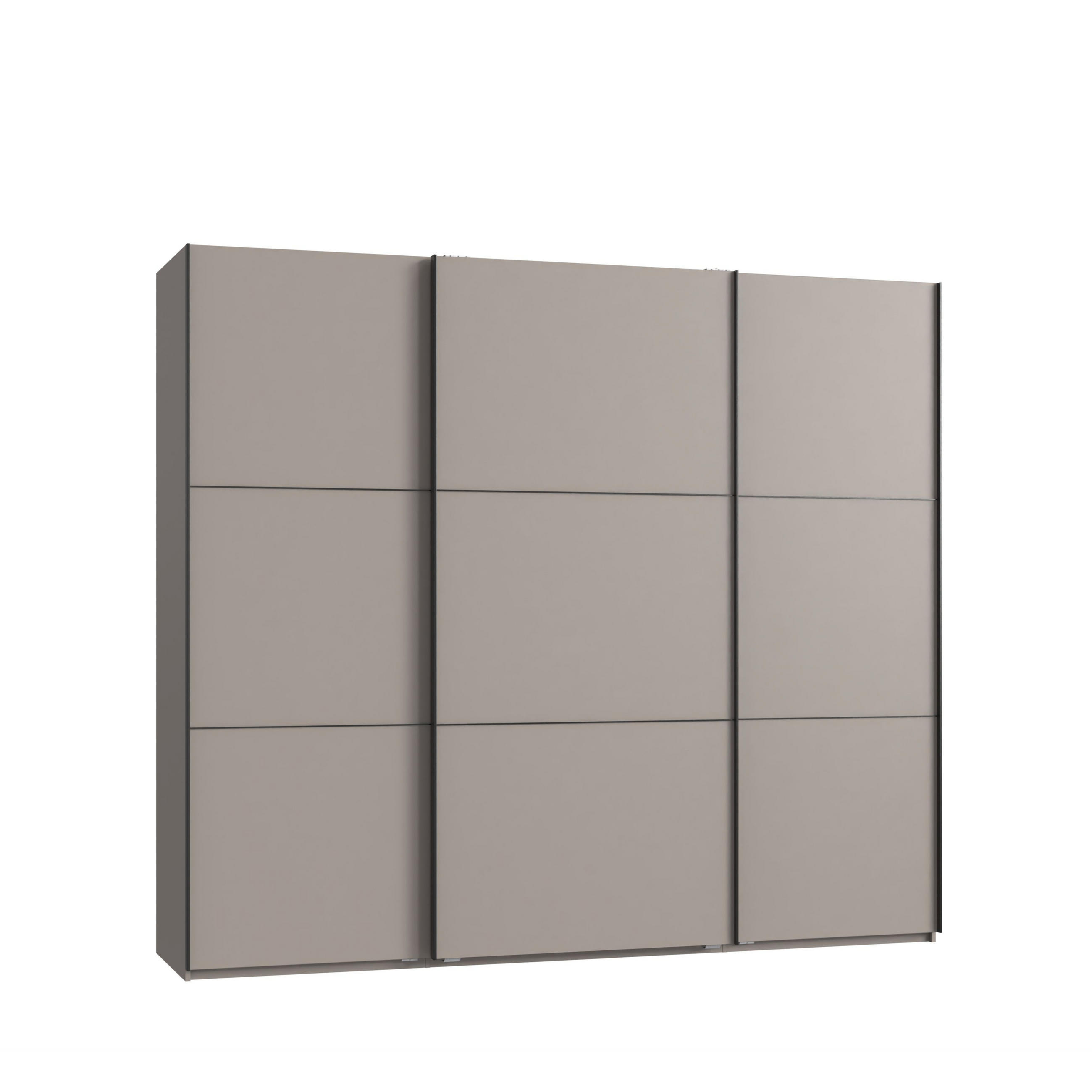 luma-home Schwebetürenschrank Sand 250x216x65 cm