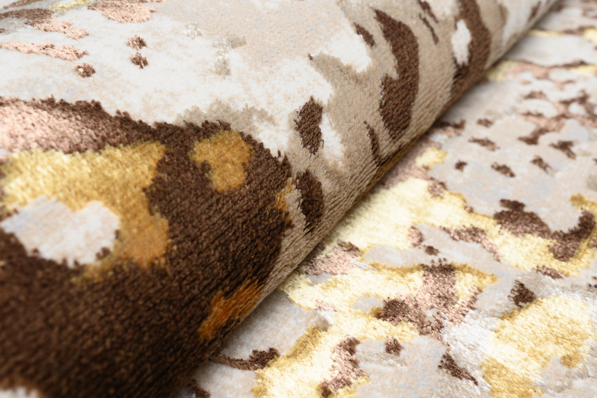 TEPPICH GOLDEN Creme 160/230 cm - Creme, Kunststoff (160/230cm) - Tapiso