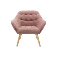 SESSEL mit gerader Rückenlehne - 1 Person - Stoff - Rosa - - Pink, Textil (82/77/73cm) - Vente-Unique