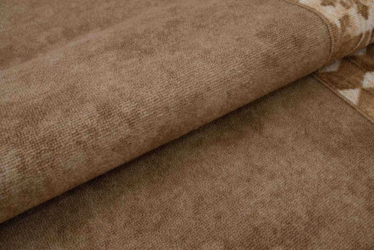 TEPPICHLÄUFER Anti-Rutsch Beige rutschfest Gummiunterlage 100/600 cm - Beige, Textil (100/600cm) - Tapiso