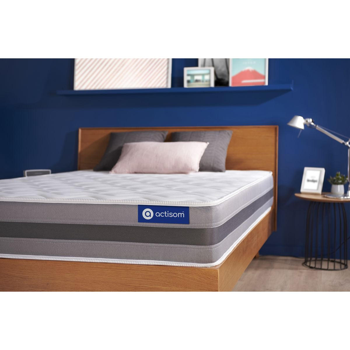 MATRATZE Actiflex relax Taschenfederkern und Memory-Schaum 75 x 190 cm h1 - Weiß, Textil (75/190cm) - ACTISOM