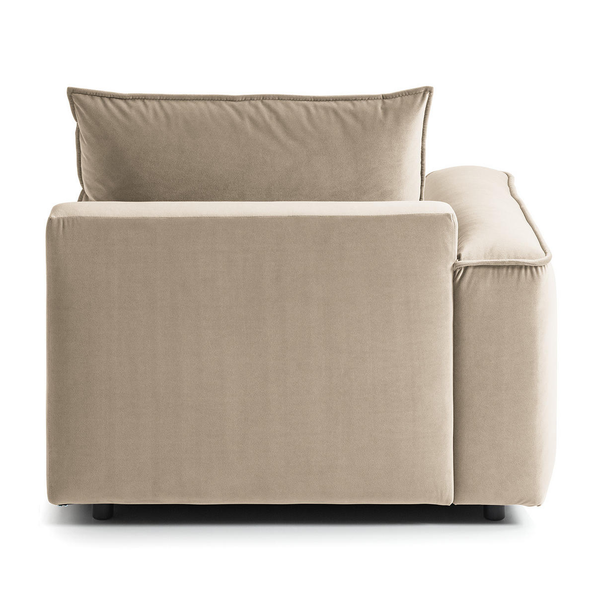 MODULSESSEL - Beige, Holz/Textil (104/82/99cm) - home24