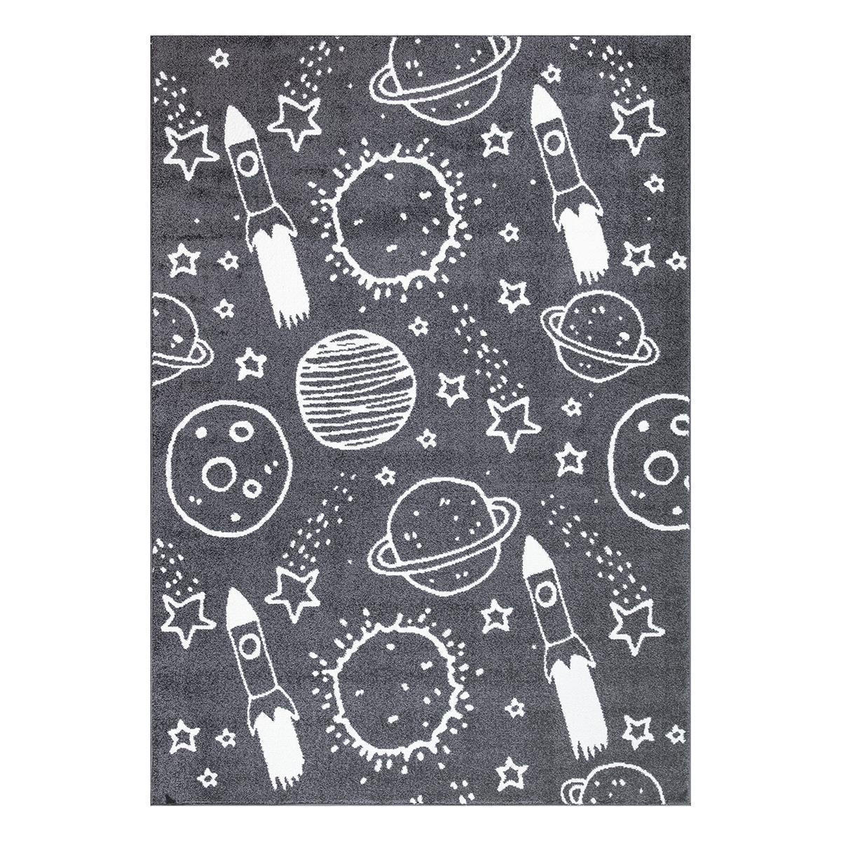 KINDERTEPPICH Anime 912 Grau 80x150 cm - Grau, Textil (80/150cm) - carpet city