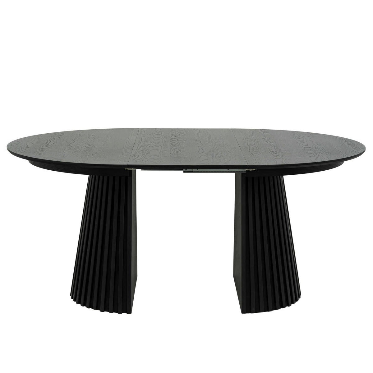 ESSTISCH 120/120/75 Schwarz rund - Schwarz, Holzwerkstoff (120/120/75cm) - Furnhouse