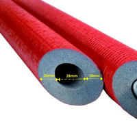 ROHRISOLIERUNG 28mm - Rot, Kunststoff (70/30/30cm) - BONI-SHOP