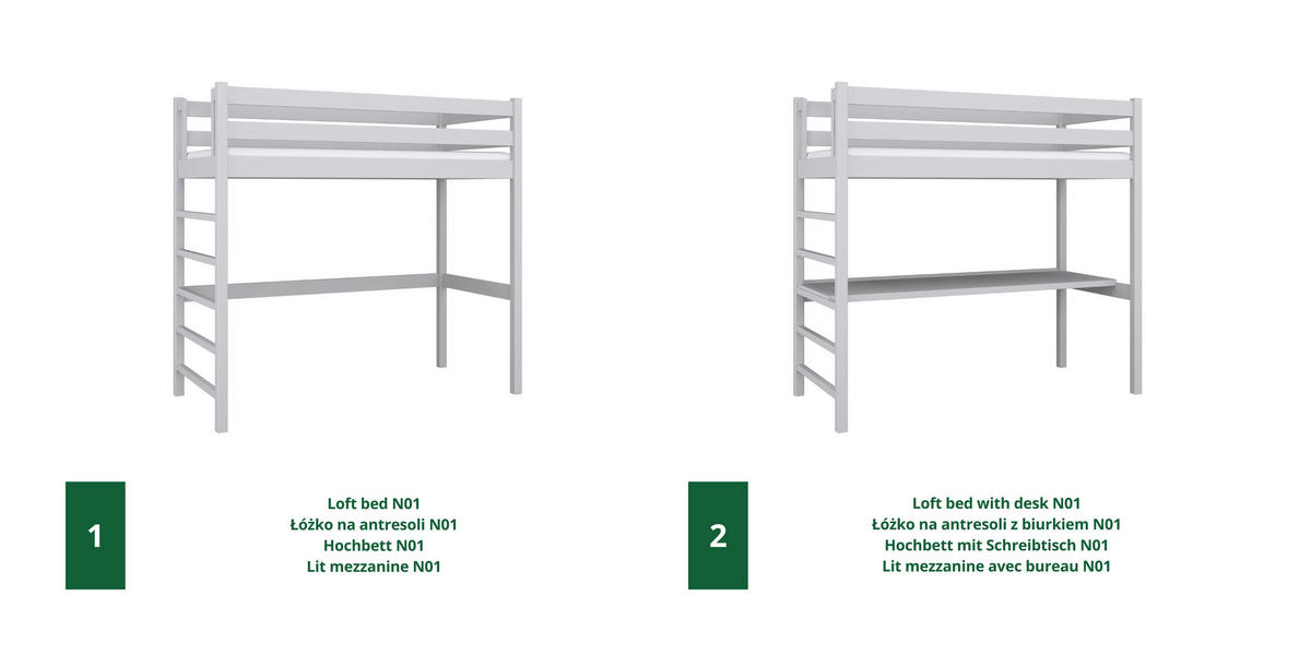 HOCHBETT N01 Grau 100/200 - Grau, Naturmaterialien/Holz (100/200cm) - N-Wood