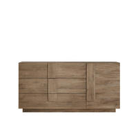 SIDEBOARD mit 3 Schubladen und 1 Tür L182 cm - Jupiter - Eiche Artisan, Holzwerkstoff (44/90/182cm) - Calicosy