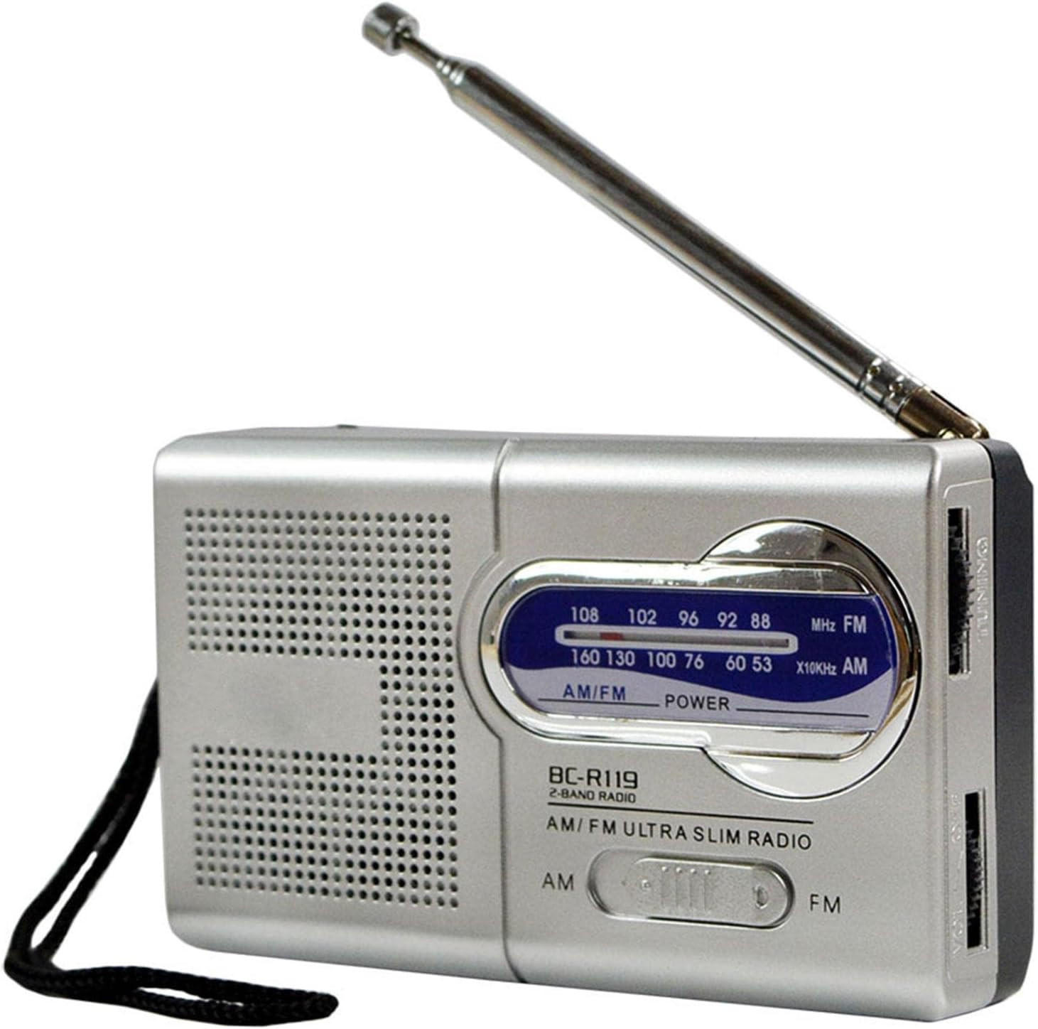 DCA Radio Grau 5.9x2x9.5 cm