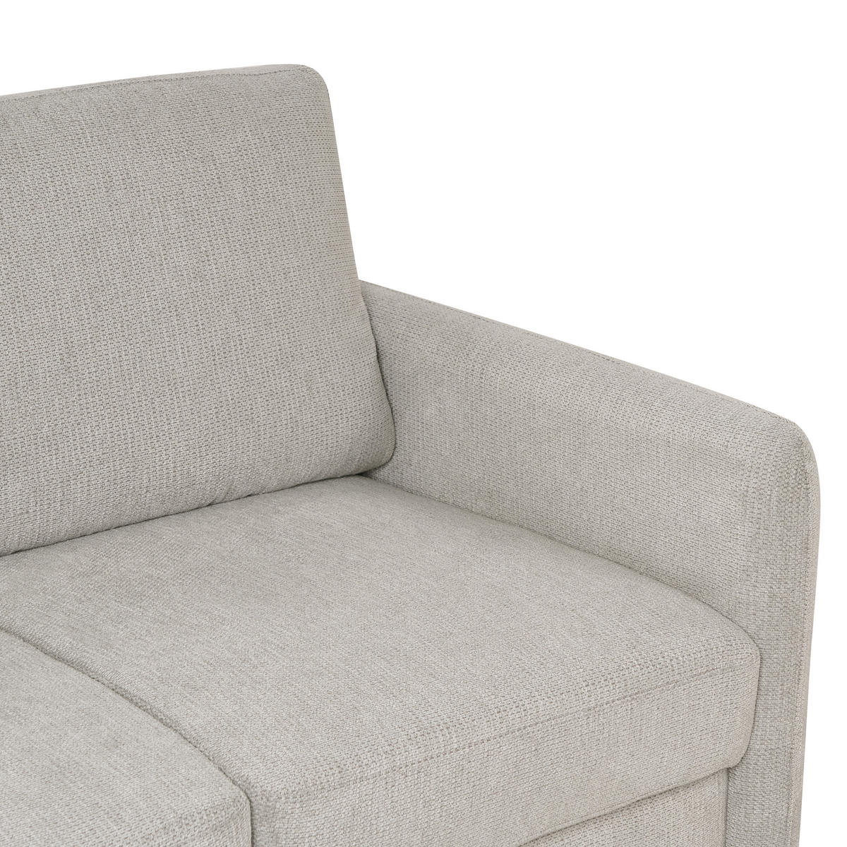 POHOVKA 3-místná Látka Šedá Mare - šedá, textil (184/88/77cm) - Beliani