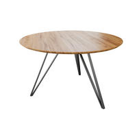 ESSTISCH DREAM - Alteiche/Eichefarben, Holz/Metall (90/90/77cm) - SAM