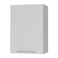KÜCHENHÄNGESCHRANK Kvantum W2/50 Weiß Matt / Grau Matt 50 / 32,5 / 72cm - Weiß/Grau, Holz/Holzwerkstoff (50/72/32.5cm) - Feldmann-Wohnen