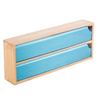FOLIENSPENDER Modern Kitchen Naturfarbe 33.2/13/5.5 cm Holz - Naturfarben, Holz (13/5.5/33.2cm) - Mondex