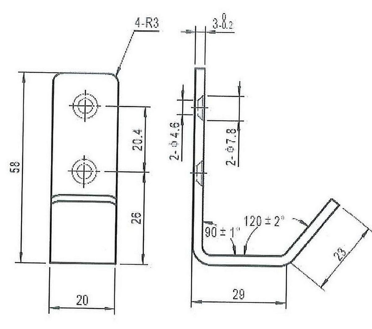 GARDEROBENHAKEN Edelstahl gebürstet 2 Holzschrauben Wandmontage oder Holzpaneel - Edelstahlfarben, Metall (2/5.8/5.8cm) - Livingpoint24