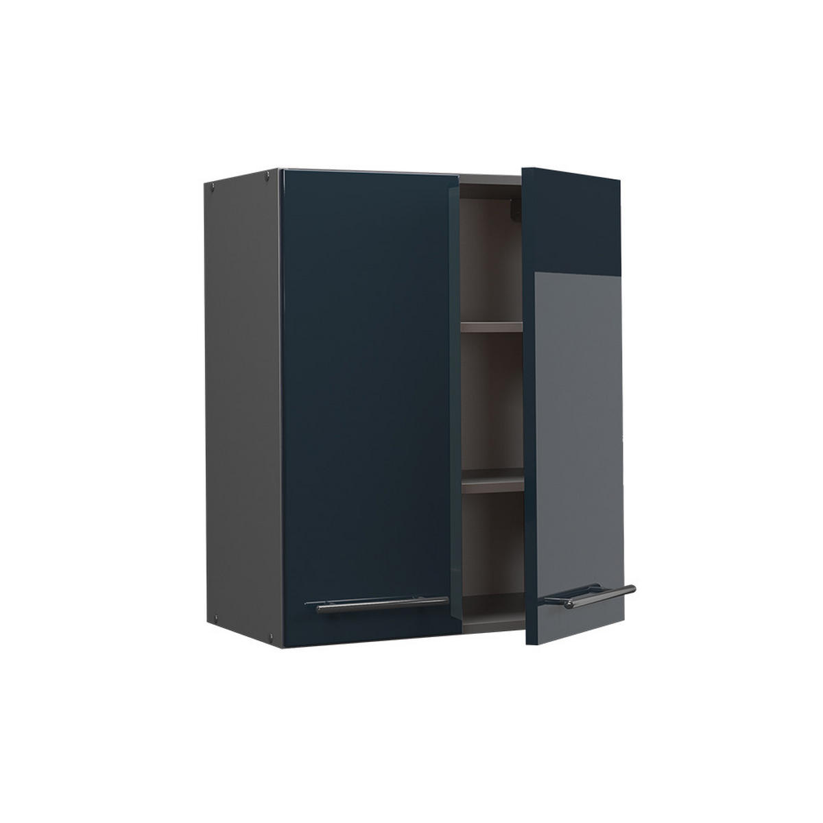 HÄNGESCHRANK Fame-Line Dunkelblau Hochglanz 60 cm - Anthrazit/Dunkelblau, Holzwerkstoff (60/72/34.1cm) - Vicco