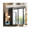SPIEGEL 60 x 60 cm Rechteckig mit Aufdruck - Graphitfarben, Glas (60/60/0.4cm) - TULUP