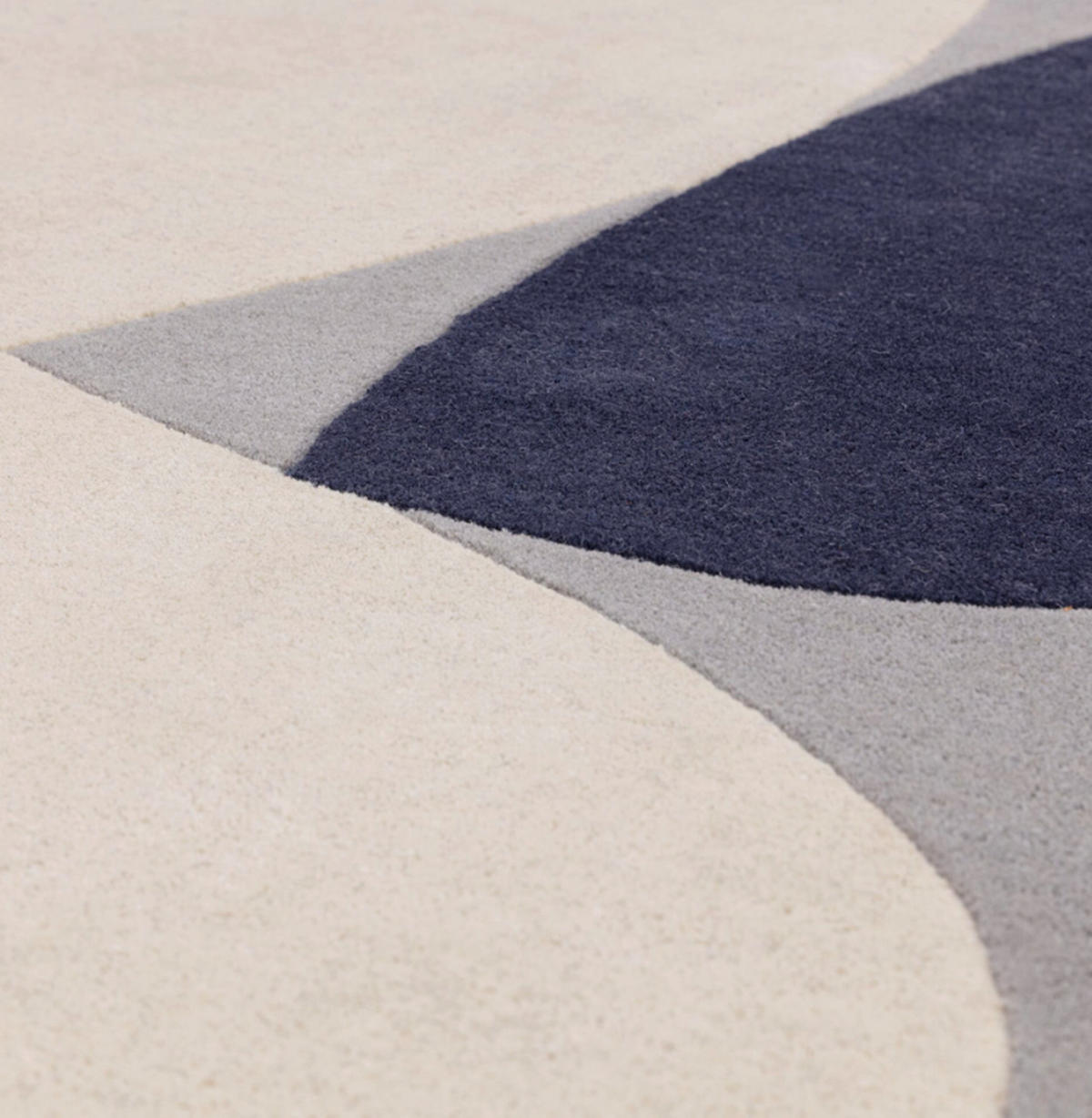 TEPPICH handgetuftet HORIZON Blau 160 x 230 cm - Blau, Naturmaterialien (160/230cm) - Novatrend