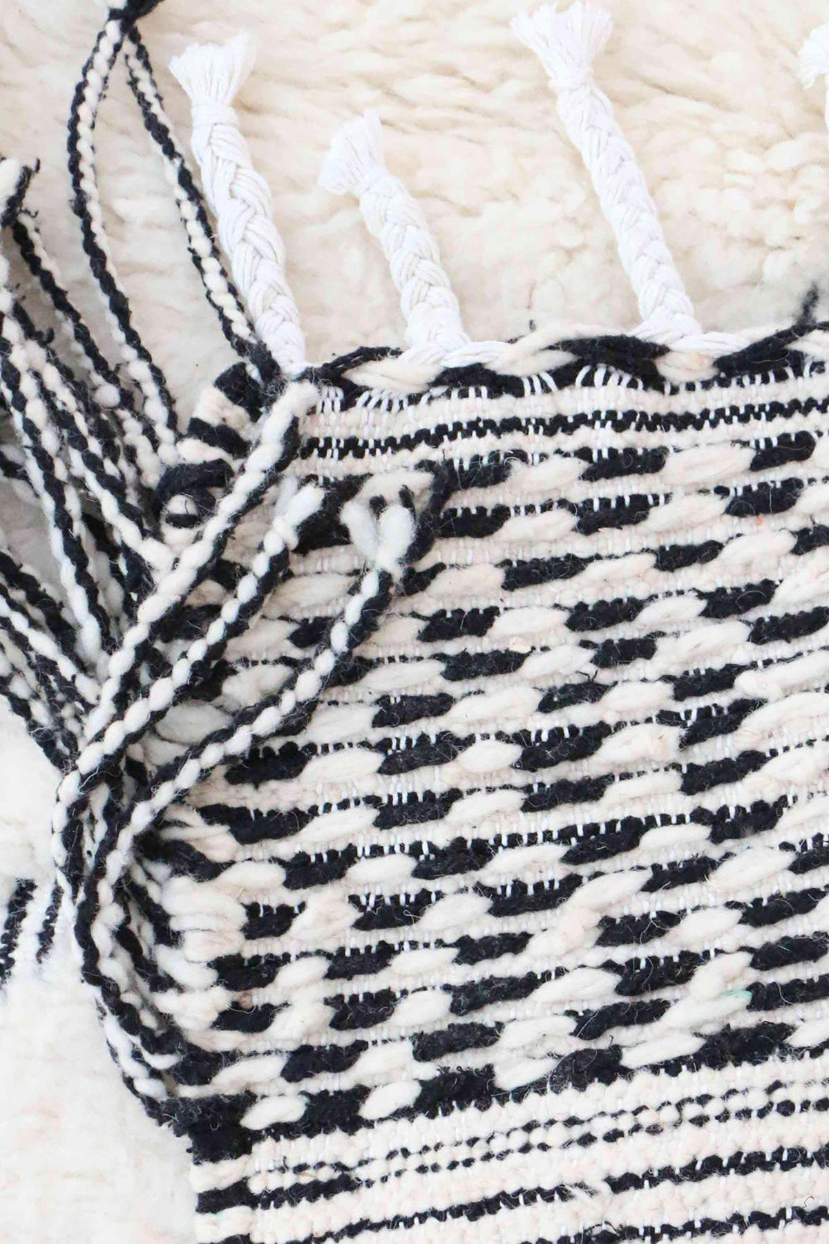 BERBERTEPPICH aus reiner Wolle 136x 213 cm - Beige, Naturmaterialien (136/213cm) - AFK Living