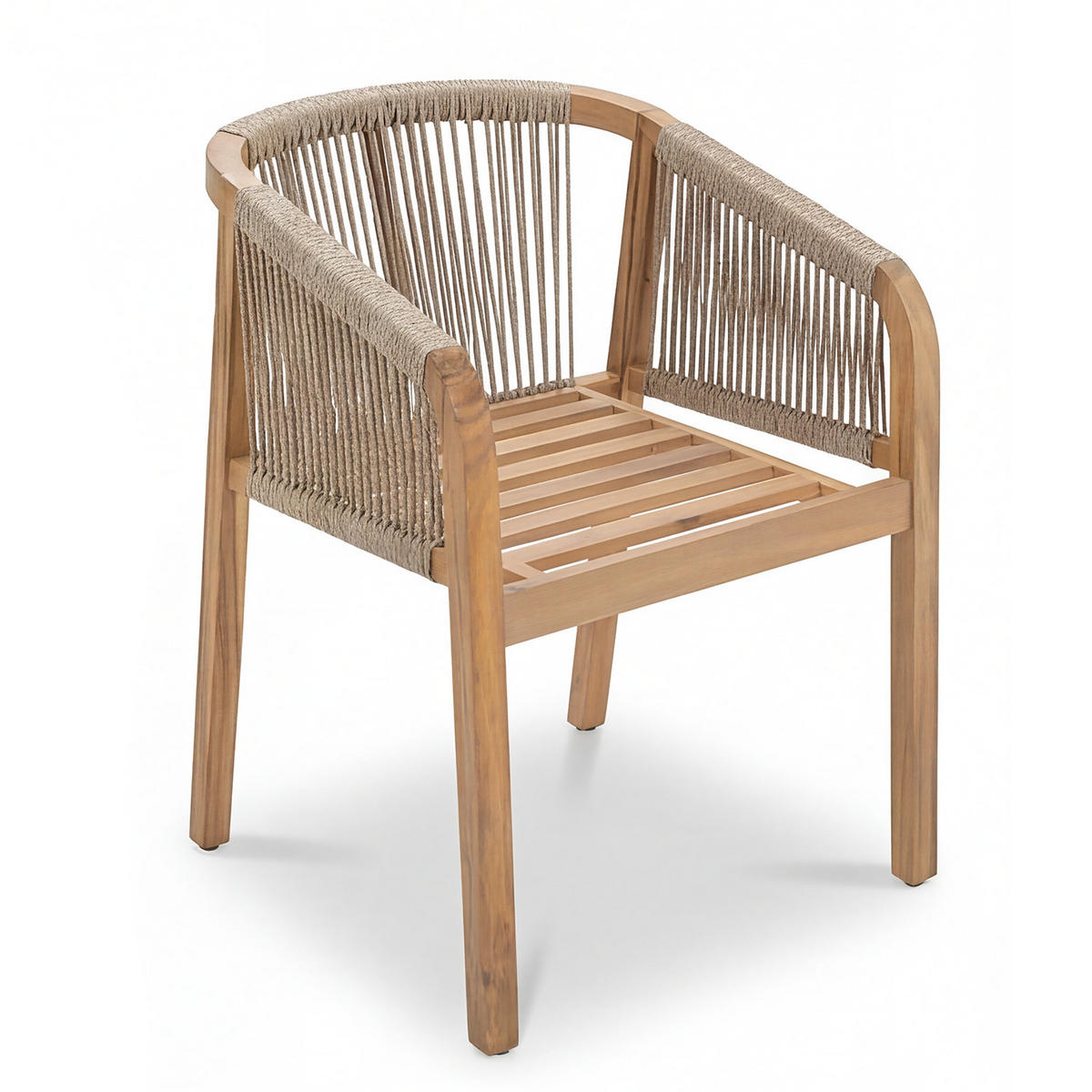 GARTENESSGRUPPE - 5-teilig - Beige - Beige, Holz/Kunststoff - home24
