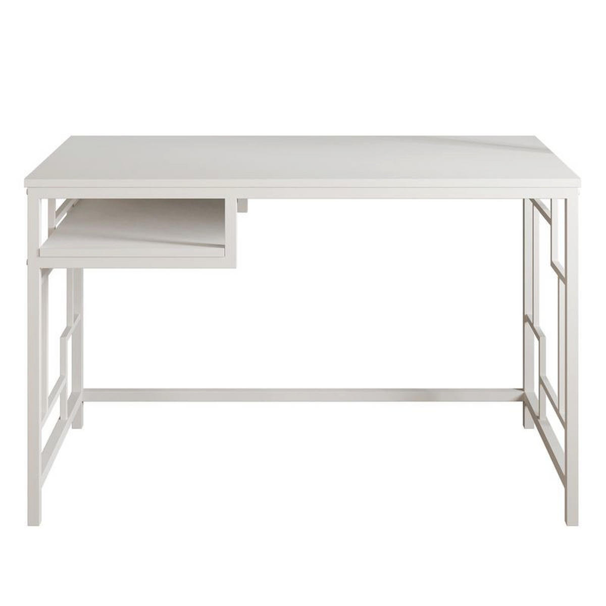 COMPUTERTISCH Victory Weiss - Weiß, Holzwerkstoff (120/60/75cm) - Decorotika