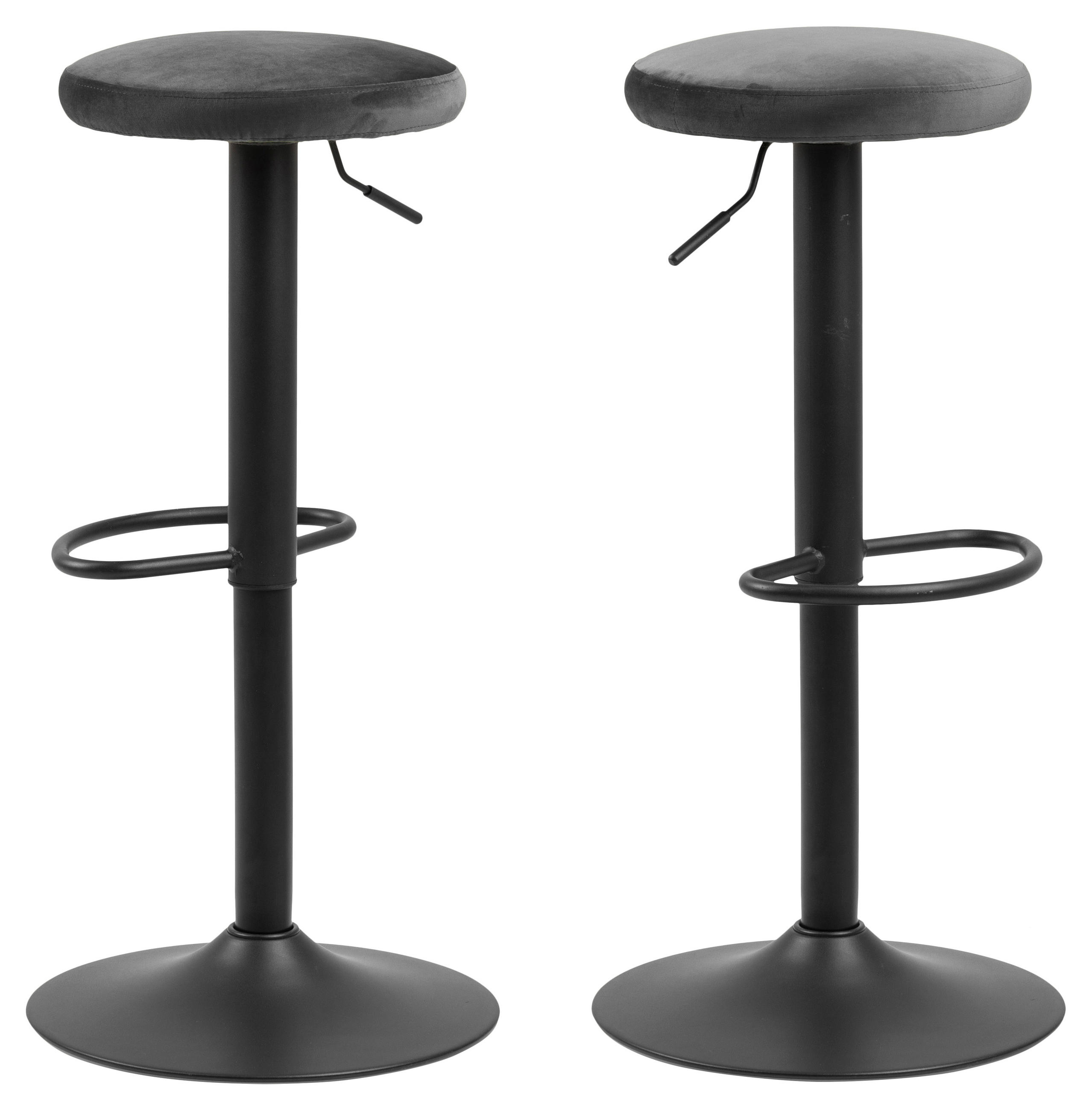 BARHOCKER 2er-Set grau - Grau, Holzwerkstoff (40/82/40cm) - ebuy24