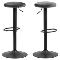 BARHOCKER 2er-Set grau - Grau, Holzwerkstoff (40/82/40cm) - ebuy24