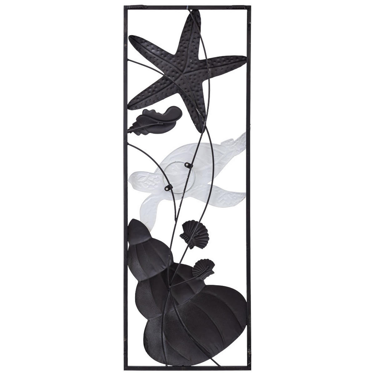 WANDDEKO-OBJEKT aus Metall, 31x90x3cm - Multicolor, Metall (31.1/3.2/89.5cm) - Wanderlust