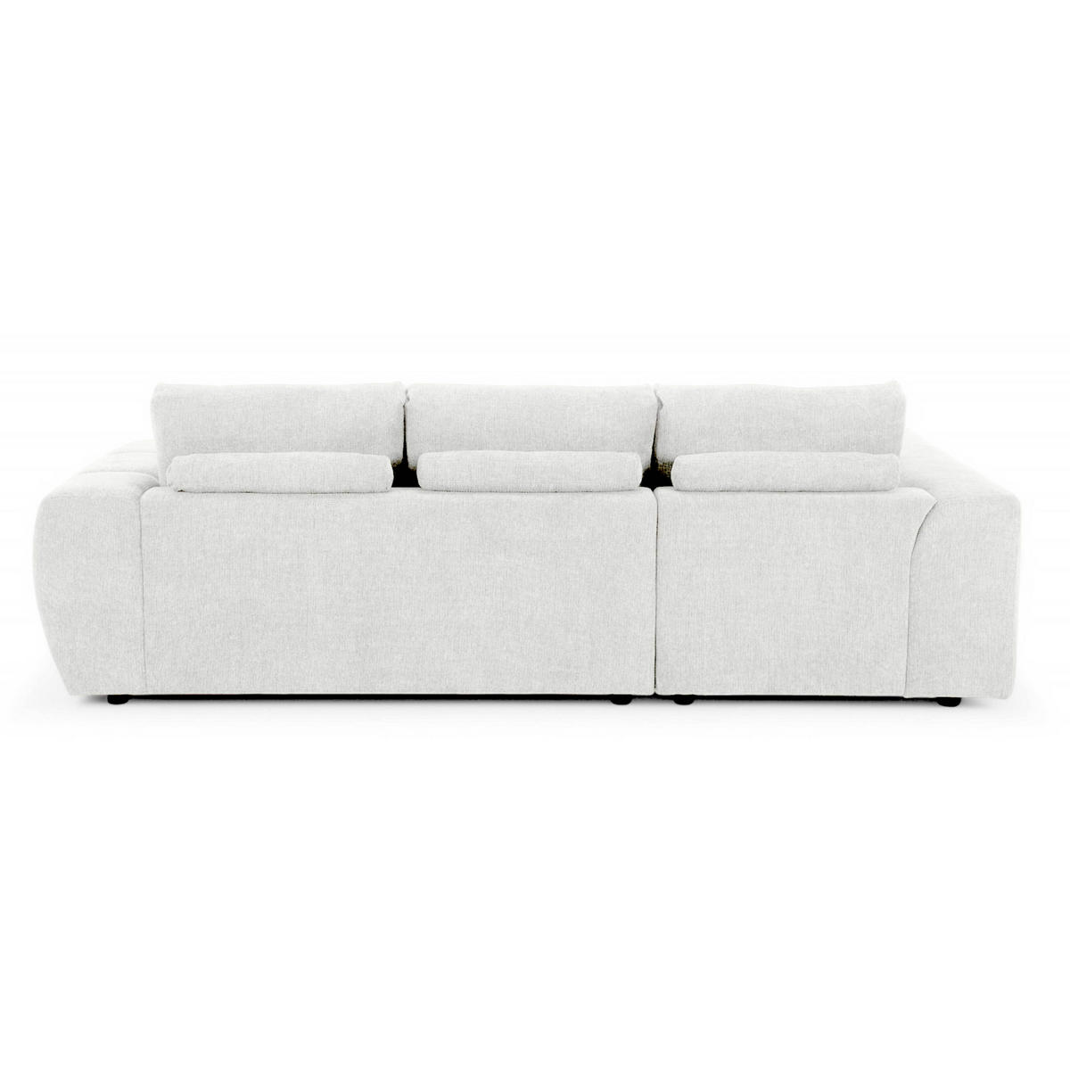 SOFA 3-Sitzer, Weiß - Weiß, Textil (205/270cm) - Oviala