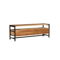 TV-SCHRANK Bjorn Akazie Natur 51x43x145cm - Hellbraun, Holz (43/51/145cm) - DELUKE